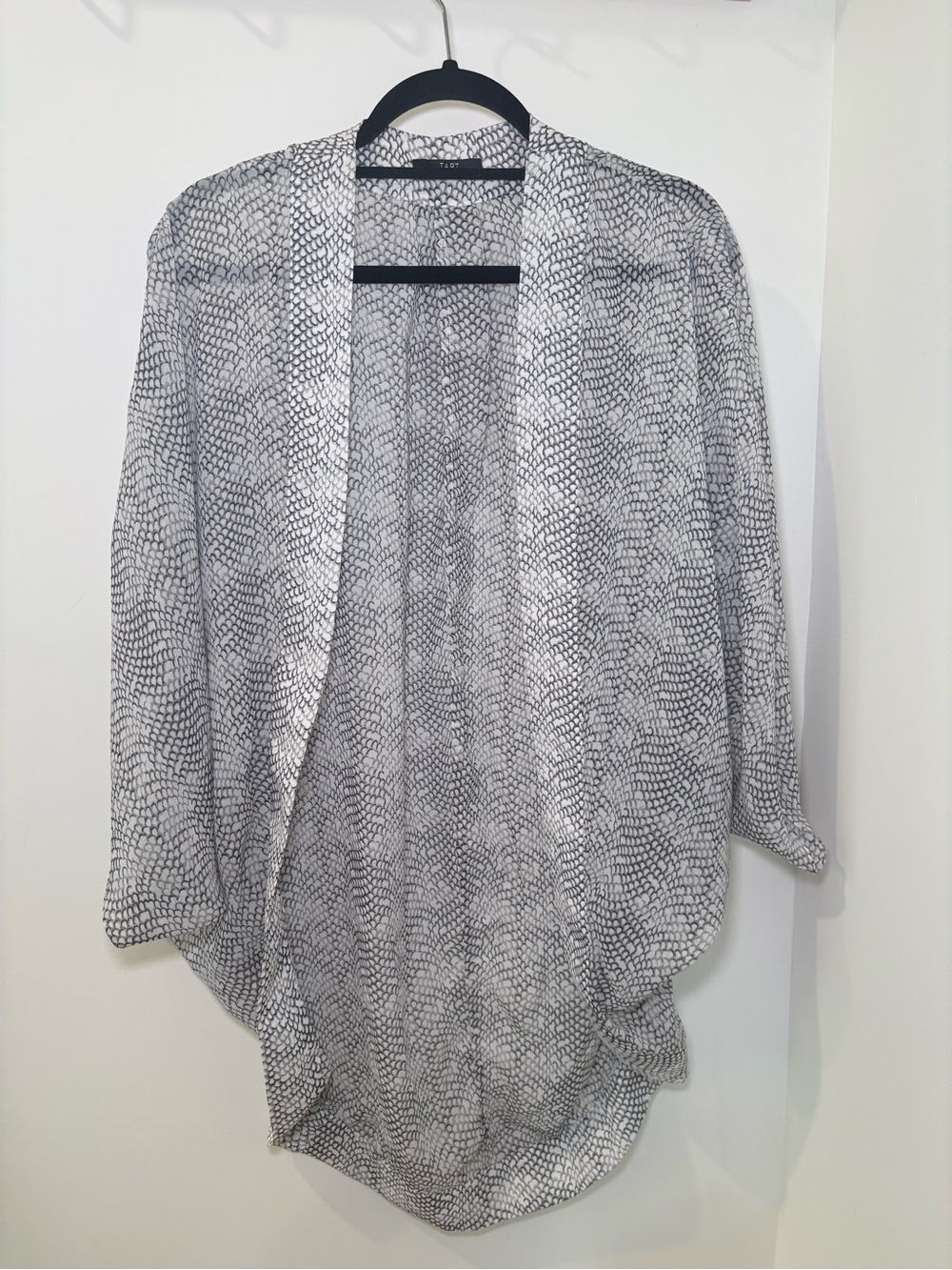 Tart Snakeskin Print Beach Cover Up Swim Cover Up Resort Layer